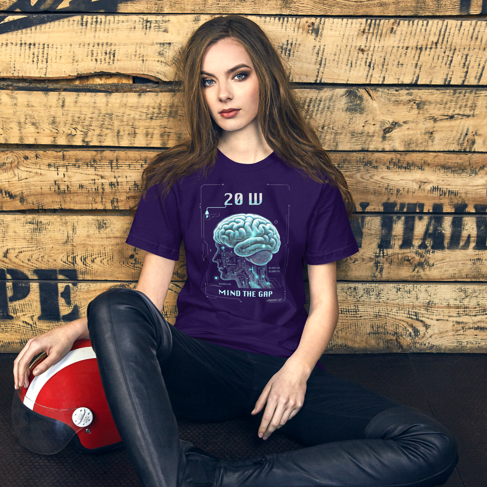 EN-004 front on model, Signal Purple