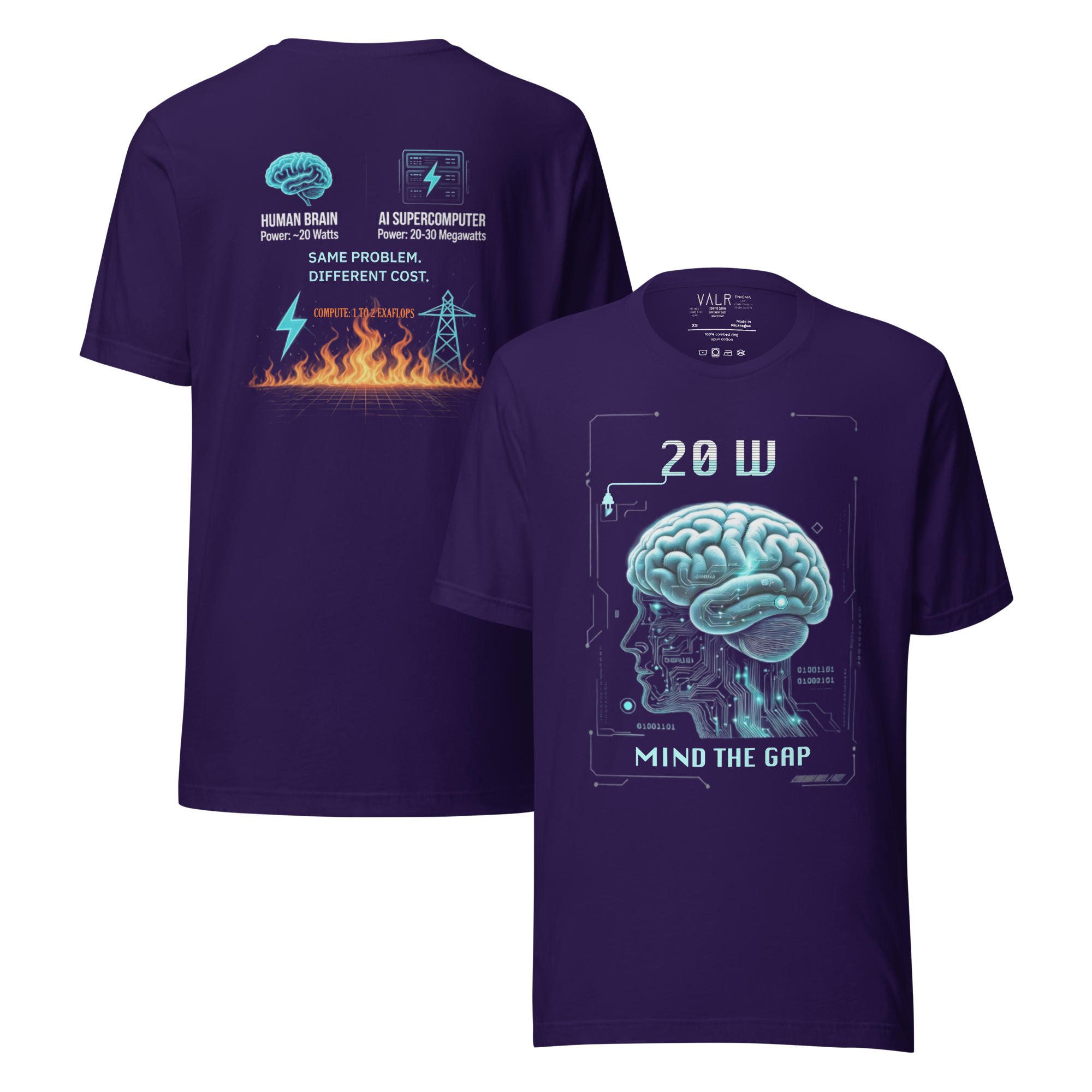 EN-004 front and back, Signal Purple